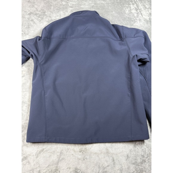 Tech by Tumi Mens Blue Full Zip‎ Softshell Jacket Lightweight Size L - Picture 8 of 13